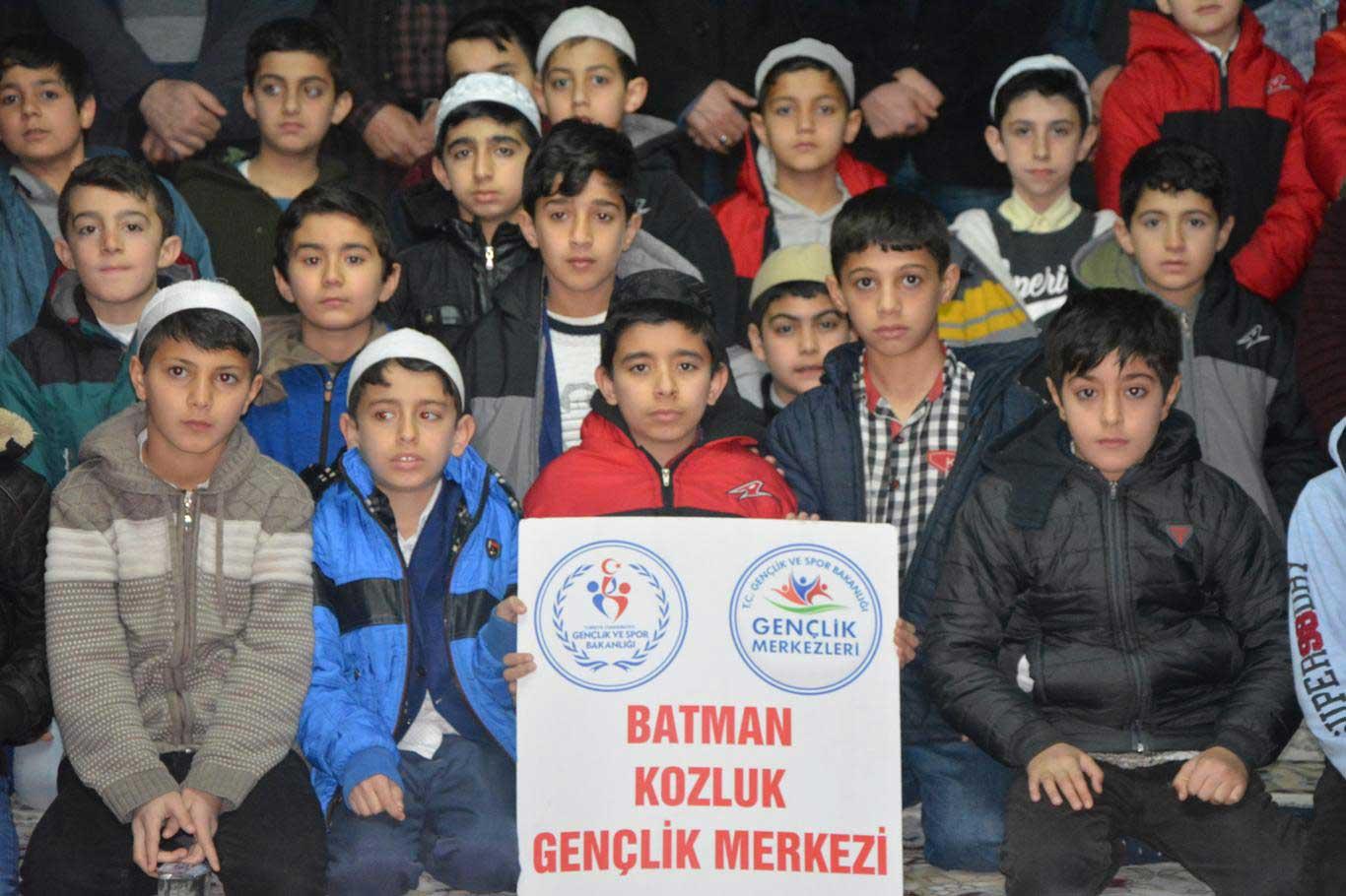 Kozluk'ta sabah namazı buluşmasına yoğun ilgi